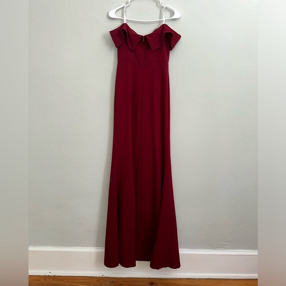 Song of Love Red Off-the-Shoulder Maxi Dress Lulus S - Picture 4 of 10